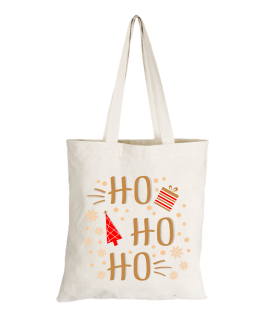 Ho Ho Ho Gold Tote Bag