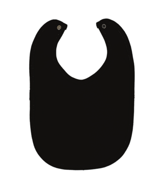 Personalized Baby Bib (Black)